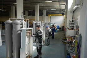binding of the control cabinet