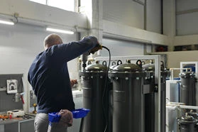 adsorbent backfill